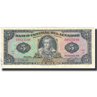 Billet, Équateur, 5 Sucres, 1970-02-27, KM:113b, SUP+ - Equateur