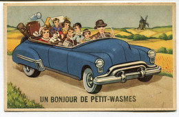 CPA - Carte Postale - Belgique - Wasmes - Un Bonjour De Petit Wasmes (DG15219) - Colfontaine