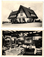 KOBBEGEM ZELLICK - 2 CARTES - La Chaumiere Hotel Restaurant Bar - Belgique - Asse