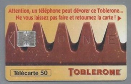 FR.- France Telecom. Télécarte. TOBLERONE.  50 Unités. - Alimentación