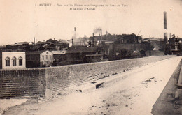 CPA, Arthez, Vue Sur Les Usines Métallurgiques Du Saut Du Tarn Et Le Pont D'Arthez - Arthez De Bearn