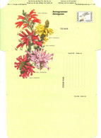 South Africa - 1995 Flowers And Bird International Aerogramme Mint - Luftpost