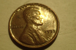 1953 - Etats Unis - USA - One Cent, Lincoln, TTB - 1909-1958: Lincoln, Wheat Ears Reverse