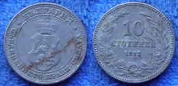 BULGARIA - 10 Stotinki 1912 KM#25 Ferdinand I King (1908-18) - Edelweiss Coins - Bulgarie