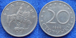 BULGARIA - 20 Stotinki 1999 KM# 241 Reform Coinage (1999) - Edelweiss Coins - Bulgarie