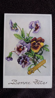 CPA CPSM STE CATHERINE BONNE FETE BOUQUET DE PENSEES ED COLORPRINT 6197 - Sainte-Catherine