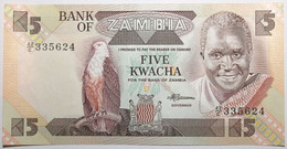 Zambie - 5 Kwacha - 1986 - PICK 25d - NEUF - Zambia