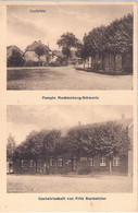 PAMPIN Mecklenburg Gemeinde Ziegendorf Parchim Dorfplatz Gasthof Burmeister 25.8.1938 Gelaufen TOP-Erhaltung - Parchim