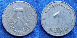 DDR · GDR - 1 Pfennig 1952 E KM#5 Democratic Republic 1948-90 - Edelweiss Coins - Autres & Non Classés