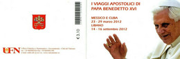 2013 VATICANO LIBRETTO- I VIAGGI APOSTOLICI DI PAPA BENEDETTO - Booklets