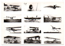 Avion --- Multivues  --carte Publicitaire   " Transfusine"  ..cachet  PP  MONTREUIL - 93 - ....-1914: Précurseurs