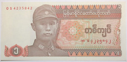 Myanmar - 1 Kyat - 1990 - PICK 67a - NEUF - Myanmar