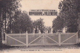 Courses De THOUARS (D.S.)  Hippodrome De Villeneuve - Thouars