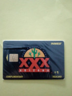 USA CHIP CARD US WEST ARIZONA 1$ COMPLIMENTARY  MINT IN BLISTER NSB - Chipkaarten