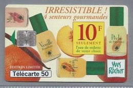 FR.- France Telecom. Télécarte. YVES ROCHER. IRRESISTIBLE ! 4 Senteurs Gourmandes. 50 Unités. - Profumi