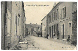 CRUZY LE CHATEL - La Rue De La Poste - Cruzy Le Chatel