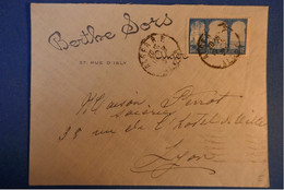 464 ALGERIE LETTRE 1936 ALGER POUR LYON FRANCE +AFFRANCH. INTERESSANT - Briefe U. Dokumente