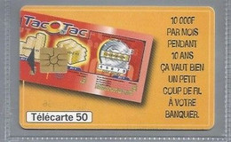 FR.- France Telecom. Télécarte. TAC O TAC  .50 Unités. - 1990