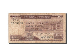 Billet, Mauritius, 5 Rupees, 1985-1991, Undated (1985), KM:34, TB - Mauritius