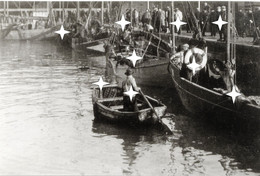 1 Repro Foto's Visserij. Sprot Of Haringvisserij Jaren 30 Te Oostende - Ostende (Doos 25) - Boten