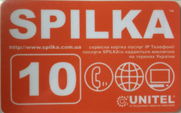 REMOTE : RMUT062B 10$ UNITEL SPILKA Orange USED - Ukraine