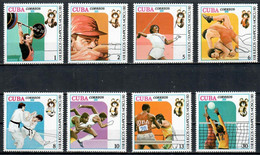 Cuba, 1980, Olympic Summer Games Moscow, Sports, MNH, Michel 2454-2461 - Sin Clasificación