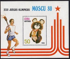 Cuba, 1980, Olympic Summer Games Moscow, Sports, MNH, Michel Block 61 - Sin Clasificación