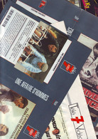 Lot 9 Documents- Jaquettes De Films - Claude Brasseur - Andere & Zonder Classificatie