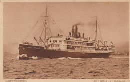 274-Regno-Storia Postale-Pubblicitaria LLOYD TRIESTINO Con20c. Virgilio-v.1931 X Napoli-Navi "Adria" E "Carnaro" - Acireale