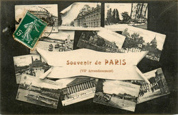 Paris * 7ème * Souvenir De La Ville * Multivues - Arrondissement: 07