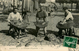 Bordeaux * 1908 * Les Fabricants D'espadrilles * Chaussures Cordonniers Métier Ancien - Bordeaux