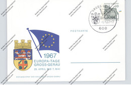 6080 GROSS - GERAU, Sonderpostkarte Europa-Tage 1967 - Gross-Gerau