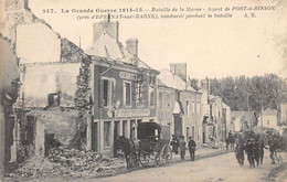 Port-à-Binson       51        Guerre 14/18 .  Bombardé . La Poste Détruite           (voir Scan) - Sonstige & Ohne Zuordnung