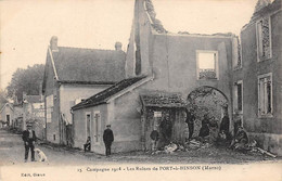 Port-à-Binson       51        Guerre 14/18 .  Bombardé . Les Ruines         (voir Scan) - Sonstige & Ohne Zuordnung