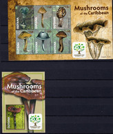 Guyana  Neuf ** TTB Champignons, Pilze, Mushroom Setas - Champignons