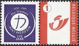 DUOSTAMP** / MYSTAMP** - De Dames Anvers 175 Ans / De Dames Antwerpen 175 Jaar - 1834-->2009 - Mint