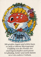 Zodiac Signs Fische Fish Postcard - Astronomie