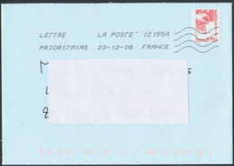 France - Timbre Adhésif YT A176 Seul Sur Lettre Oblitération TSC TOSHIBA - Covers & Documents