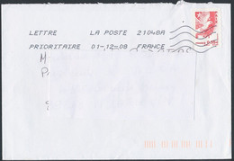 France - Timbre Adhésif YT A178 Seul Sur Lettre Oblitération TSC TOSHIBA - Covers & Documents