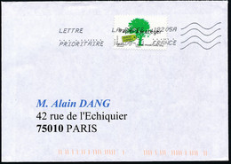 France - Timbre Adhésif YT A183 Seul Sur Lettre Oblitération TSC TOSHIBA - Lettres & Documents