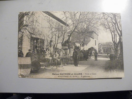 A476 .CPA. 13. EYGUIERES.Maison MATHIEU Et ALLIER.Huiles Et Savons. Expéditions. Beau Plan Animé. Ecrite & Voyagée - Eyguieres