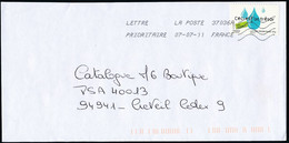 France - Timbre Adhésif YT A187 Seul Sur Lettre Oblitération TOSHIBA - Cartas & Documentos