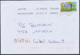 France - Timbre Adhésif YT A194 Seul Sur Lettre Oblitération TOSHIBA - Cartas & Documentos