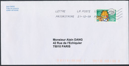 France - Timbre Adhésif YT A196 Seul Sur Lettre Oblitération TOSHIBA - Covers & Documents