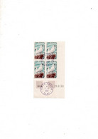 Taaf Timbres Bloc De 4 Coin Daté Du 29/8/1960 Chionis Oblitéré Du 1/1/1968 Terre Adélie - Gebraucht