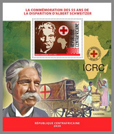 CENTRAL AFRICA 2020 MNH Albert Schweitzer Red Cross Rotes Kreuz Croix Rouge S/S - OFFICIAL ISSUE - DHQ2048 - Albert Schweitzer