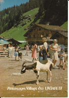 74. CPM. Haute Savoie. Montriond. Village Des Lindarets (animées, Enfants, Chèvres - Otros & Sin Clasificación