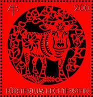 Liechtenstein - 2020 - Chinese Signs Of Zodiac - The Ox - Mint Stamp With Hot Foil Intaglio Printing - Ongebruikt