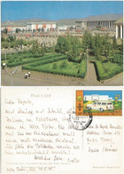 Mongolia Central Square With Comminist Parliament In Ulan Baatar Pcard 22jul1972 With OMS Red Cross Stamp - Unclassified