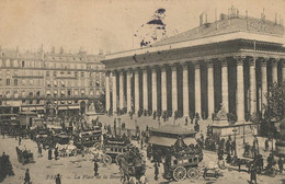 Attelages Fiacre Taxi à Cheval Paris Place De La Bourse. Horse Tram Car Envoi à St Bouize Sancerre - Taxis & Fiacres